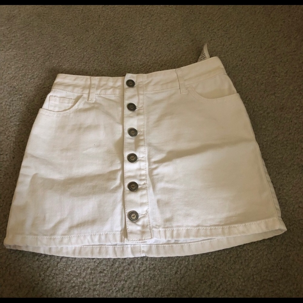 White skirt